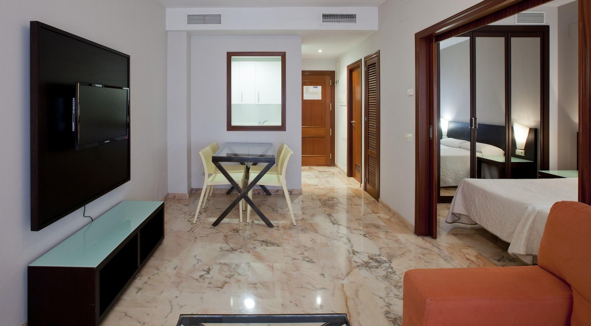 Apartamentos Vertice Bib Rambla Севилья Экстерьер фото